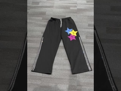 Custom French terry berat rhinestone sweatpants