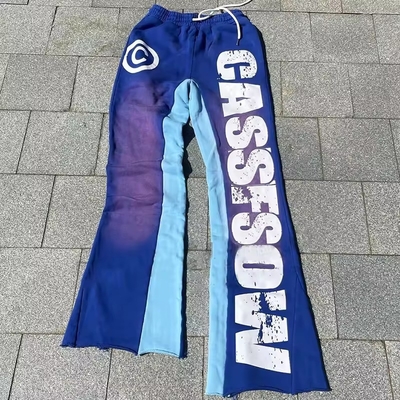 Beli Streetwear 100% Katun Perancis Terry Flared Sweatpants dengan pilihan warna yang disesuaikan online manufacture
