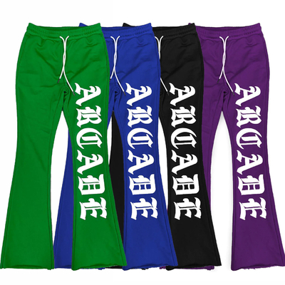 Beli Pria 3D Puff Print Sweatpants Custom Flared Sweatpants dengan Berat Kain 400 Gram online manufacture