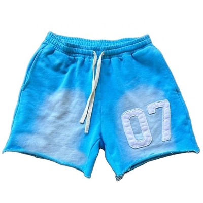 Beli Raw Hem Acid Wash Lumpuh Plain Fleece Joggers Shorts The Ultimate Streetwear Essential online manufacture