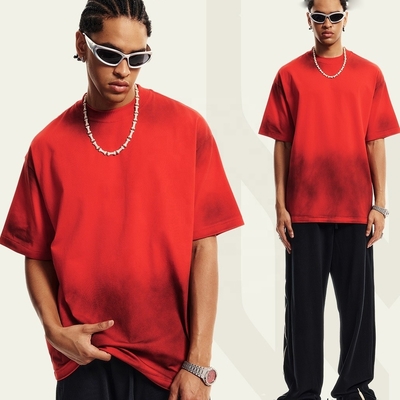 Beli Pria putih T-shirt leher palsu 230 gram Berat kain cepat kering pendingin Streetwear online manufacture