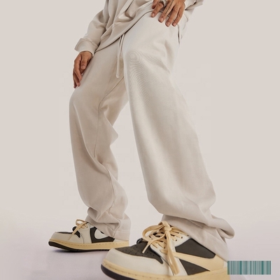 Beli Custom Men's Streetwear Runner Pants Celana dengan Kain Bernafas dan Wide Leg Fit online manufacture