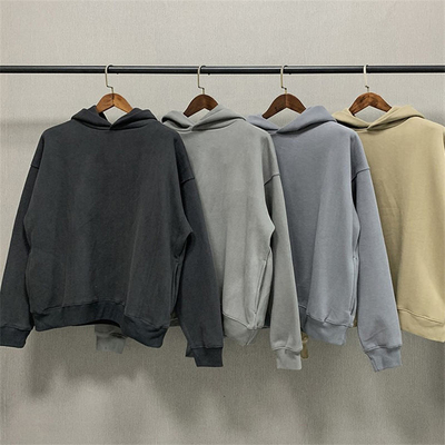 Beli Sweatshirt berkerudung khusus untuk anak laki-laki Ringan Ringan Hoodie Acid Wash Musim semi Hitam online manufacture