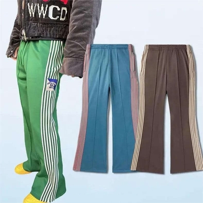 Beli Polyester/Baju Y2K Pria Wanita Casual Jogger dengan Flared Wide Leg dan Side Stripes online manufacture
