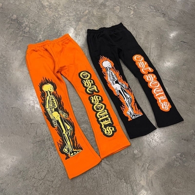 Beli Knitted Men's Printed Fleece Baggy Track Pants untuk Gaya Ringan dan Nyaman online manufacture
