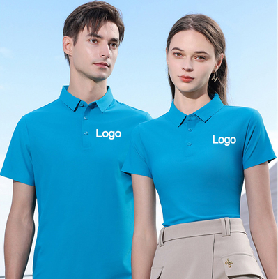 Beli MACTING Ice Silk Cool Fiber Polo Shirts untuk Pria dan Anak laki-laki dalam desain lengan pendek polos online manufacture