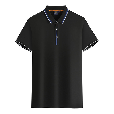 Beli Custom Baju Polo Pakaian Pekerja Pakaian Lapel T-shirt Berwarna Padat Logo bordir online manufacture
