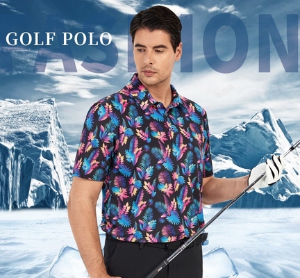 Beli Kaos Polo Lapel Musim Panas untuk Pria Bisnis Casual Custom Print dan Label Disesuaikan online manufacture
