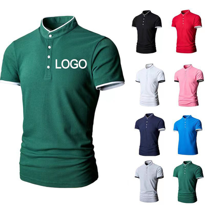 Beli Kaos Polo Polyester Katun yang Disesuaikan untuk Kehidupan Harian Casual online manufacture