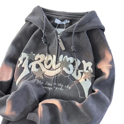 Beli Unisex Hoodie dengan bordir Streetwear dan huruf Chenille dalam S-6XL atau ukuran khusus online manufacture