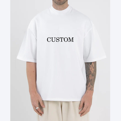 Beli Berwarna-warni atau Disesuaikan 220 gsm 100% Katun 300 gsm Heavyweight Oversized Boxy T-Shirt online manufacture