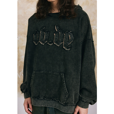 Beli Hoodies hangat untuk musim dingin wanita dengan Drop Shoulder Vintage Double Layer Desain S-6XL online manufacture