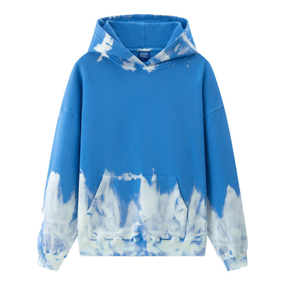 Beli Hoodies longgar untuk wanita Tie Dye Printed Hoodie Graffiti Gradient Warna Musim Gugur Musim Dingin online manufacture