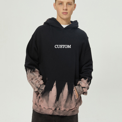 Beli 4x 4xl 3x hooded sweatshirt Streetwear Vintage Cuci Besar Perancis Terry Hoodie Dye Dye online manufacture