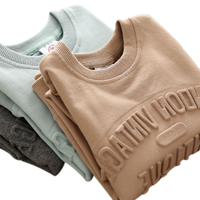 Beli Berat Tinggi tebal Perancis Terry Hoodie Jogger Custom Embossed LOGO Sweatshirt Hoodies online manufacture