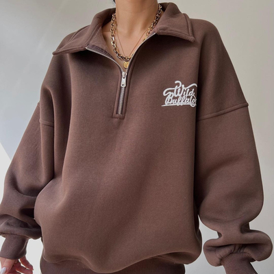 Beli wanita Oversized fleece zip up hoodie Yoga Top Hoodie Sweatshirts Casual Cozy Style online manufacture