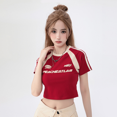 Beli Metode Tenun T-Shirt 3D Screen Puff Print online manufacture