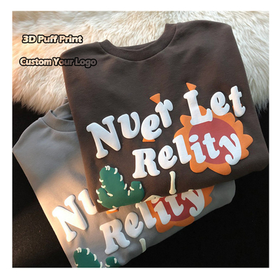 Beli Pilih Cara Kerajinan Anda 100% Katun Plain Oversized Casual Tshirt dengan Custom Logo Print online manufacture