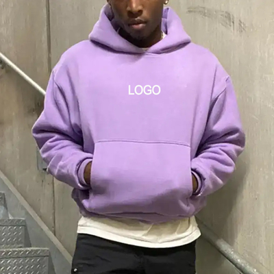 Beli Pria Streetwear Pakaian Custom LOGO 300gsm 400gsm 500gsm Perancis Terry Cut Hoodies online manufacture