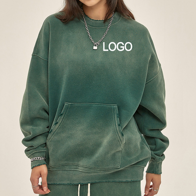 Beli Customized Sporty Fashion Wanita 360G Katun Perancis Terry tebal Sweatshirt Heavyweight online manufacture