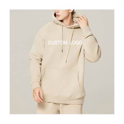 Beli 350G-700G Katun Perancis Terry bulu berkerudung sweatshirt pria oversized lepas turun bahu online manufacture