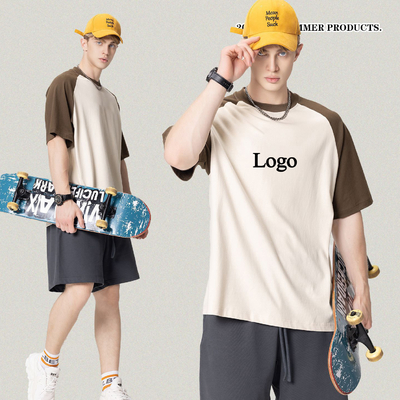 Beli Custom Logo Printed Mixed Color Ringer Tshirts untuk Unisex Casual Streetwear Fashion online manufacture