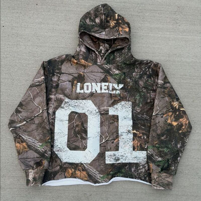 Beli Unisex All Over Print Hoodie Kamuflase dalam Custom Terry Cotton dan Desain Potong pembuatan online