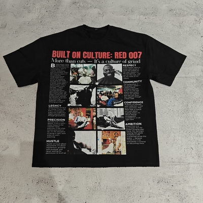 Beli Percetakan kustom Transfer panas Asam Cuci Matahari T-shirt pudar Baja berat potong kotak Fit T-shirt grafis untuk pria online manufacture